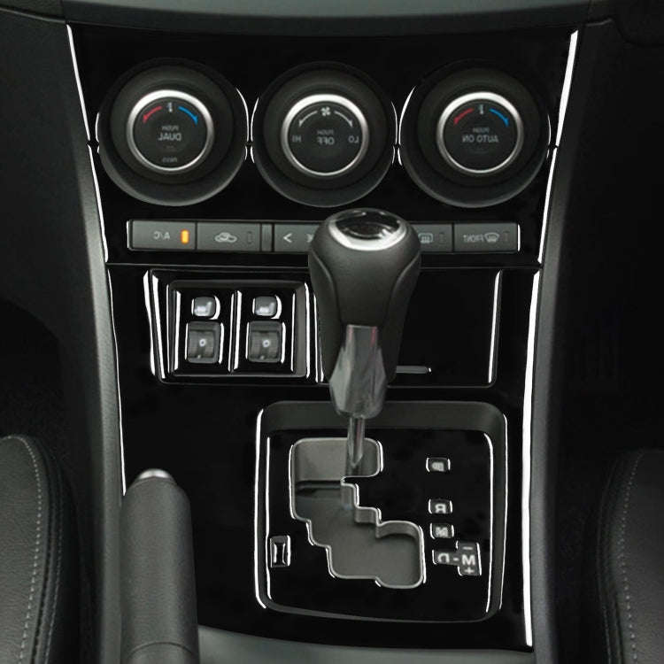 For Mazda 3 Axela 2010-2013 9 in 1 Car AC Gear Panel Set C Decorative Sticker, Right Drive