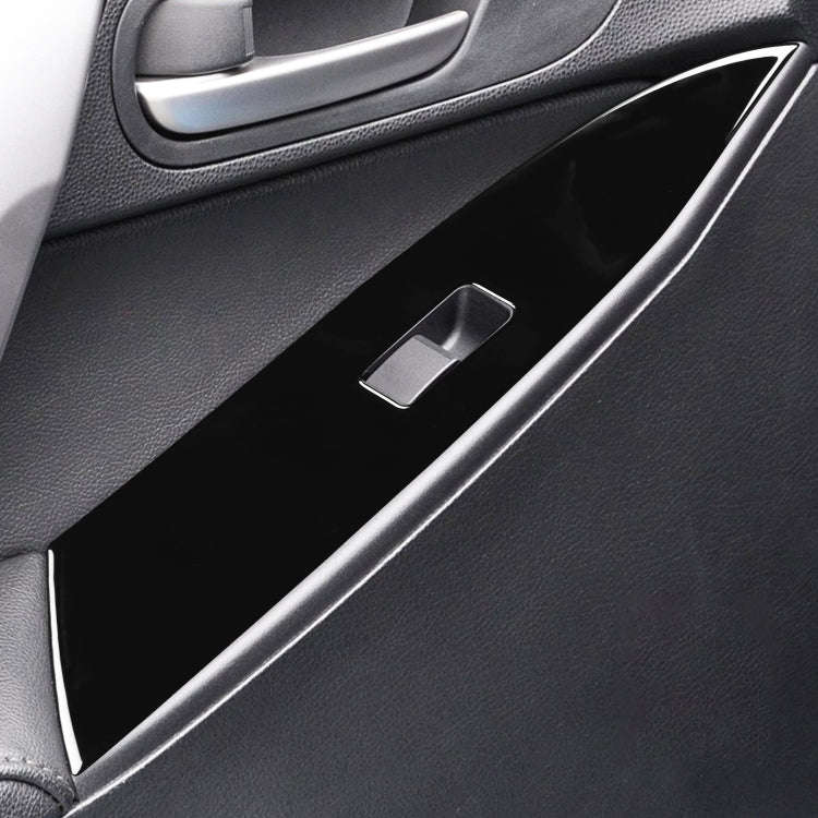 For Mazda 3 Axela 2010-2013 4 in 1 Car Window Lift Panel Decorative Sticker, Right Drive