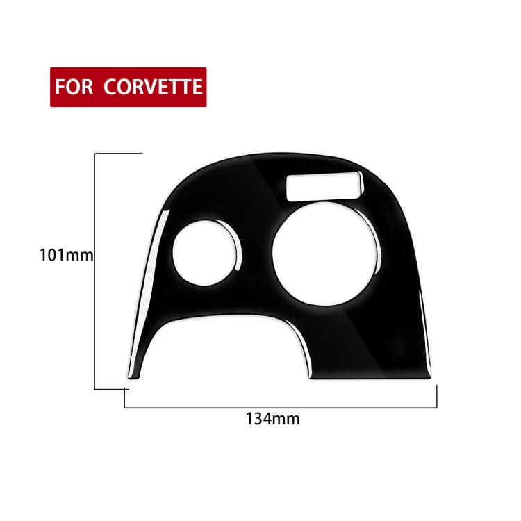 For Chevrolet Corvette C5 1998-1999 Car Lower Console A with Traction Control Decorative Sticker,...