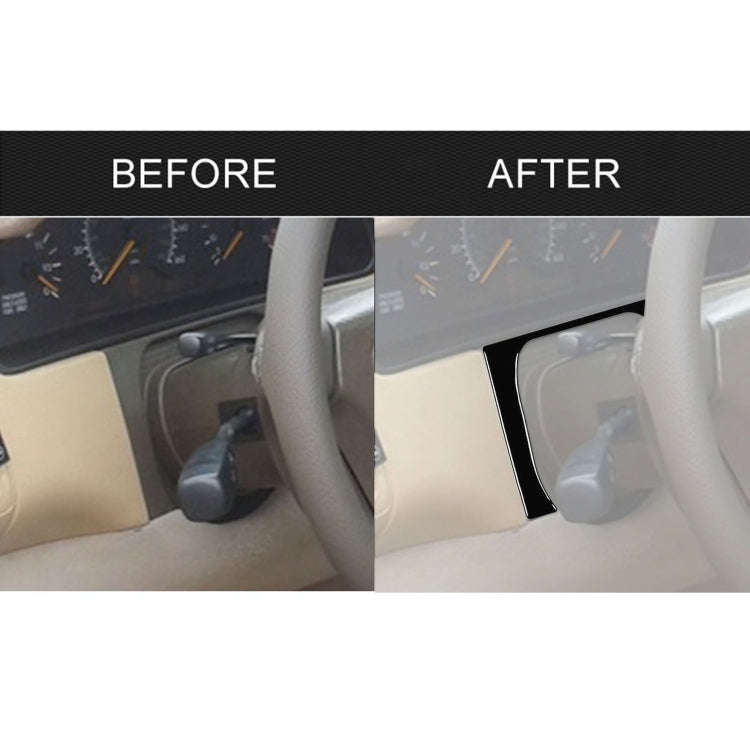 For Mercedes-Benz E-Class W210 1996-2002 Car Speedometer Below Decorative Sticker, Left Drive