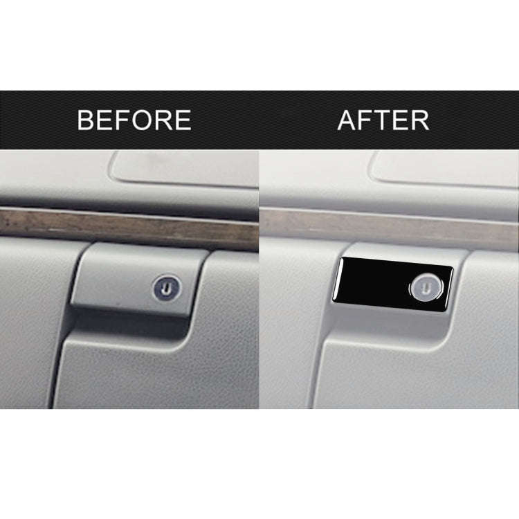 For Mercedes-Benz E-Class W210 1996-2002 Car Passenger Storage Box Switch Decorative Sticker, Lef...