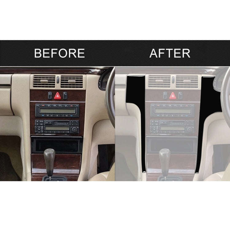 For Mercedes-Benz E-Class W210 1996-2002 Car Center Console Side Decorative Sticker, Right Drive