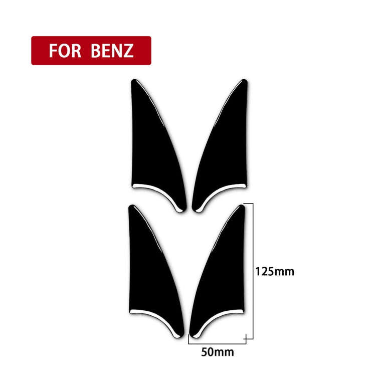 For Mercedes-Benz E-Class W210 1996-2002 Car Door Corner Decorative Sticker, Left and Right Drive...