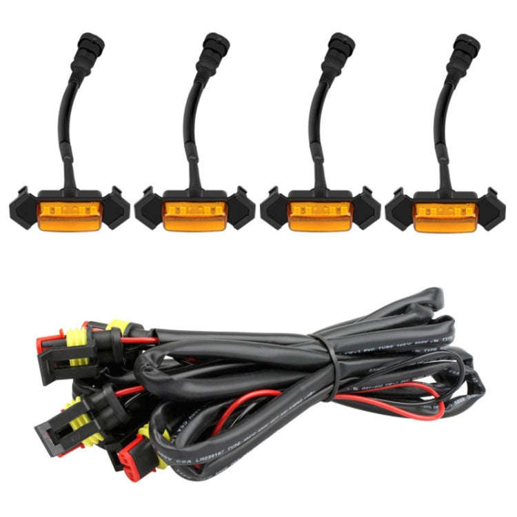 For Toyota Tacoma TRD 2016-2019 4 in 1 Car LED Front Grille Warning Lights, Daytime Running Light...