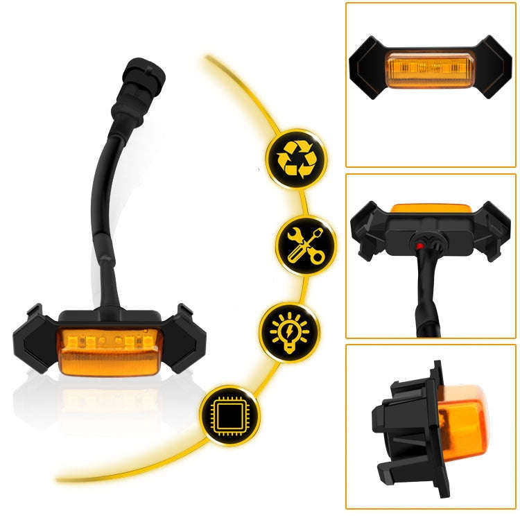 For Toyota Tacoma TRD 2016-2019 4 in 1 Car LED Front Grille Warning Lights, Daytime Running Light...