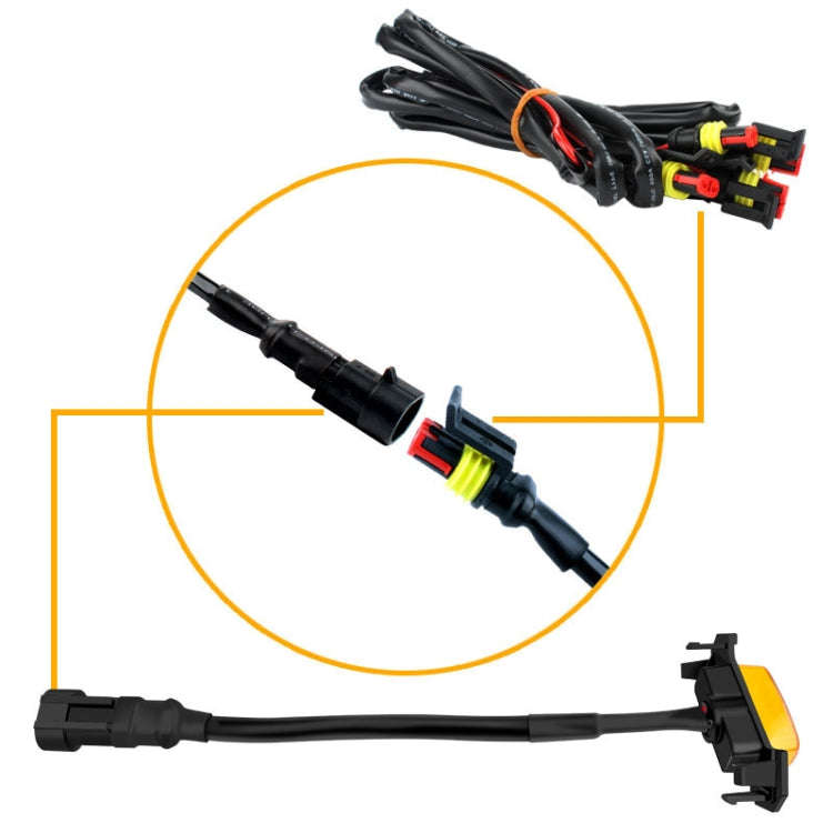 For Toyota Tacoma TRD 2016-2019 4 in 1 Car LED Front Grille Warning Lights, Daytime Running Light...