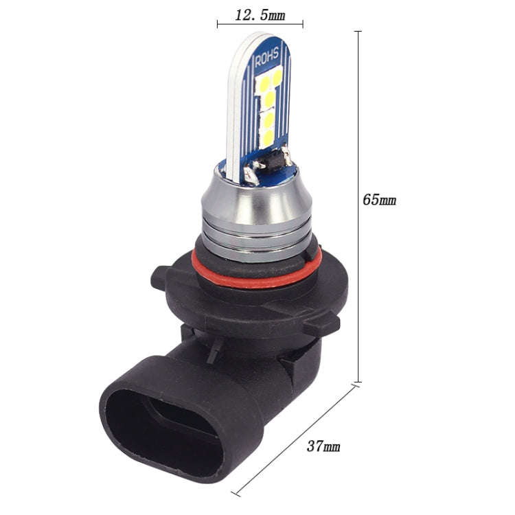 1 Pair 9006 DC12V 7.8W Car LED Fog Light (Lime Green)