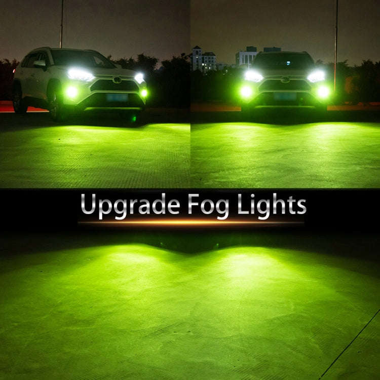 1 Pair H4 DC12V 7.8W Car LED Fog Light (Lime Green)