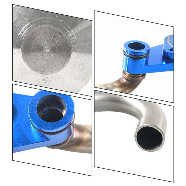 For Ford 2003-2007 Car Power Stroke EGR Removal Kit (Blue)