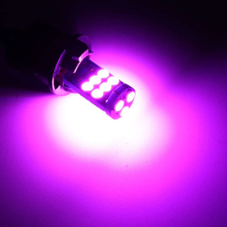 2 PCS T10 DC12 / 1W 9LEDs SMD-3030 Car Clearance Light(Pink Light)