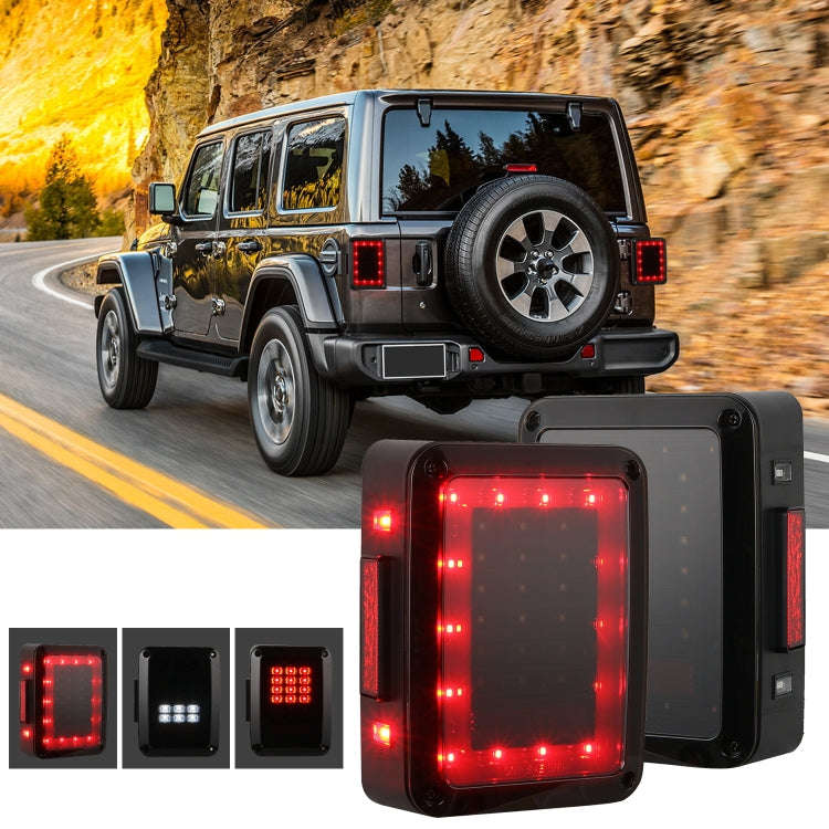 2 PCS Car Angel Eye Reversing Lights / Turn Light / Tail Light  for US Version Jeep Wrangler JK 2...