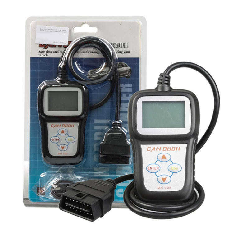 V851 Car Mini Code Reader OBD2 Fault Detector Diagnostic Tool