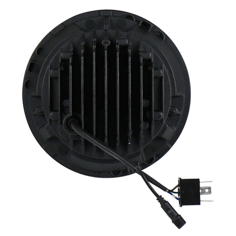 2 PCS 7 inch DC12V 6000K-6500K 50W Car LED Headlight Lamp Beads for Jeep Wrangler / Harley, Suppo...