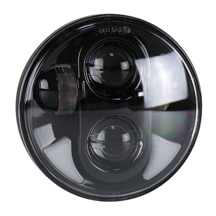 5.75 inch DC12V 6000K-6500K 40W Car LED Headlight for Harley (Black)
