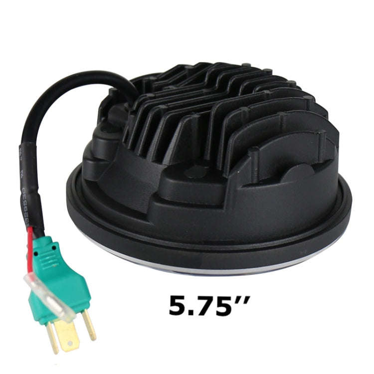 5.75 inch DC12V 6000K-6500K 40W Car LED Headlight for Harley (Black)