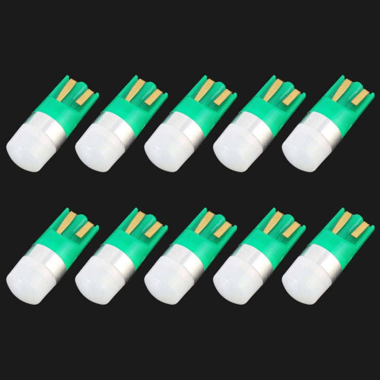 10 PCS T10 / W5W / 168 / 194 DC12V / 0.6W 1LEDs SMD-3030 Car Clearance Light (Green Light)