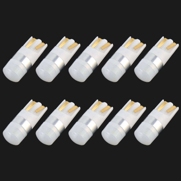 10 PCS T10 / W5W / 168 / 194 DC12V / 0.6W 1LEDs SMD-3030 Car Clearance Light (White Light)