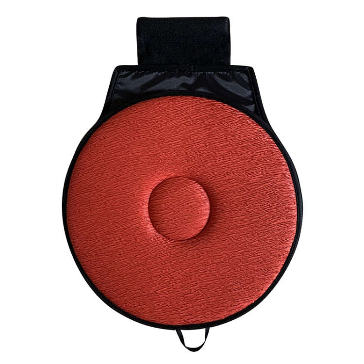 360 Degree Rotation Car Seat Cushion Whirling Seat Mat (Vermilion)