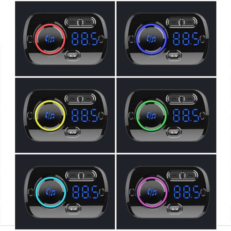 BC49BQ Car Digital Radio Receiver Bluetooth MP3 Player FM Transmitter Voice Assistant QC3.0 Quick...