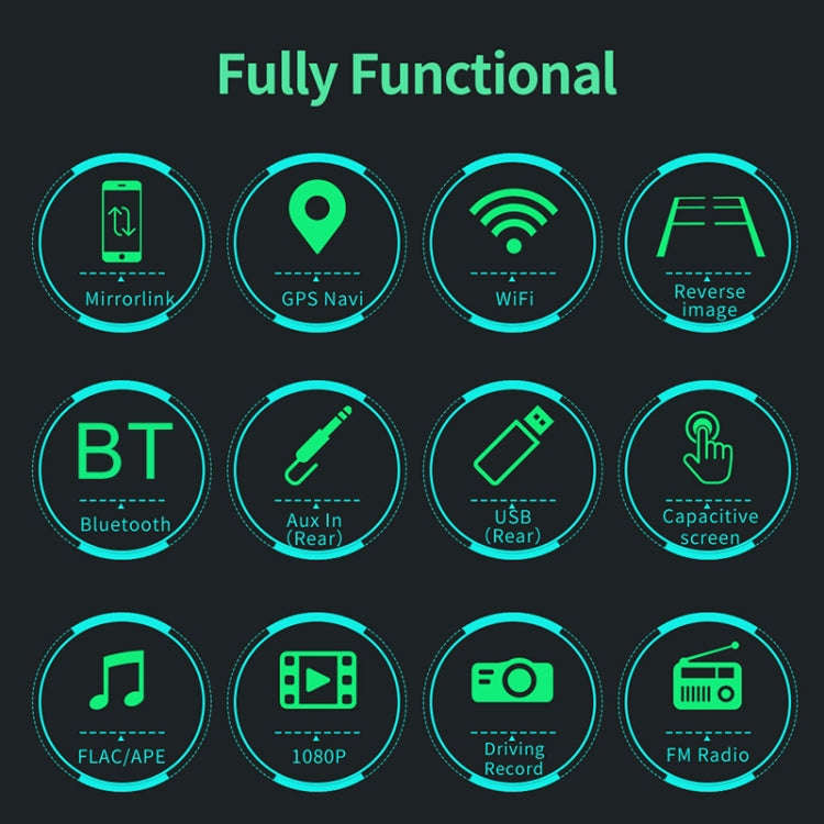 9093 Car HD 9 inch Radio Receiver MP5 Player for Volkswagen, Support FM & Bluetooth & TF Card & G...