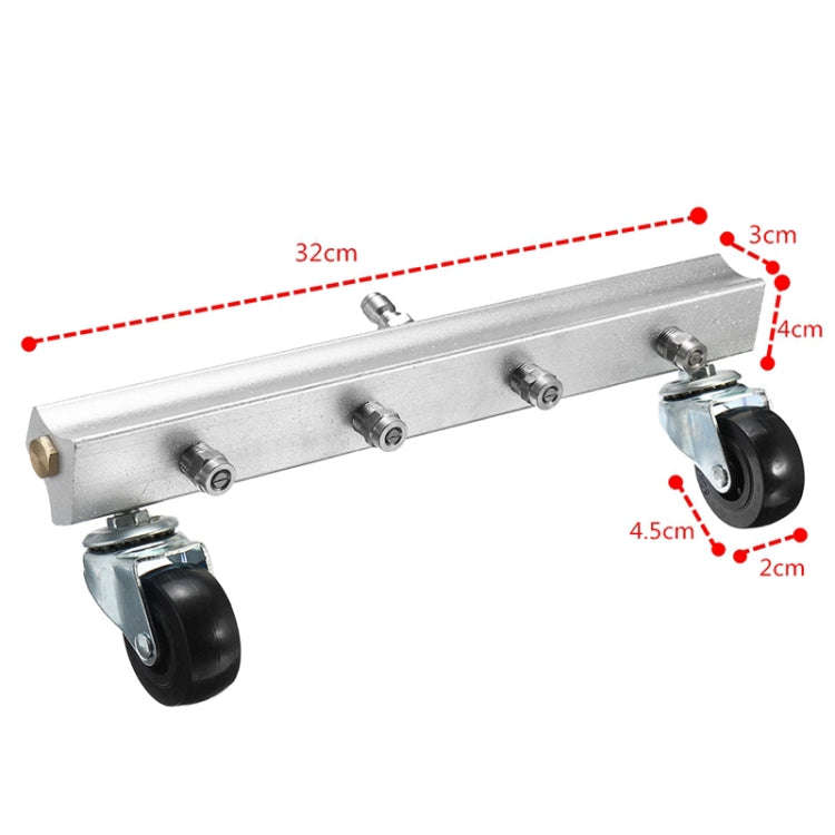 Car Body Chassis Car High Pressure Washing Machine Car Bottom Water Washing Machine 4 Nozzle Clea...