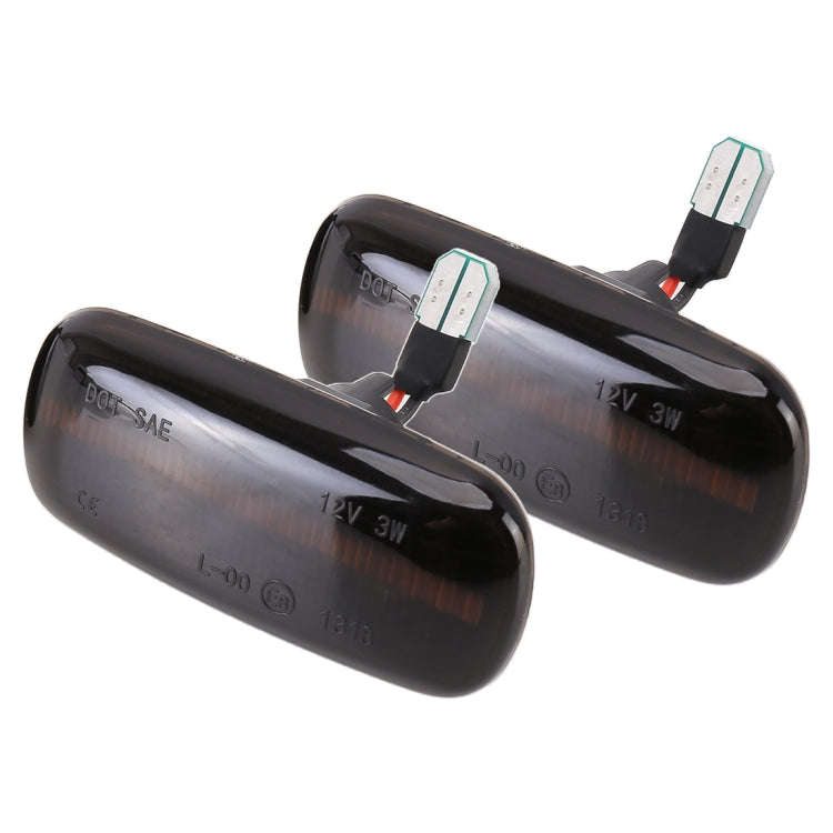 2 PCS DC12V / 3W Car LED Dynamic Blinker Side Lights Flowing Water Turn Signal Light for Audi, Ye...