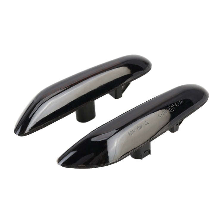 2 PCS D12V / 5W Car LED Dynamic Blinker Side Lights Flowing Water Turn Signal Light for BMW, Yell...