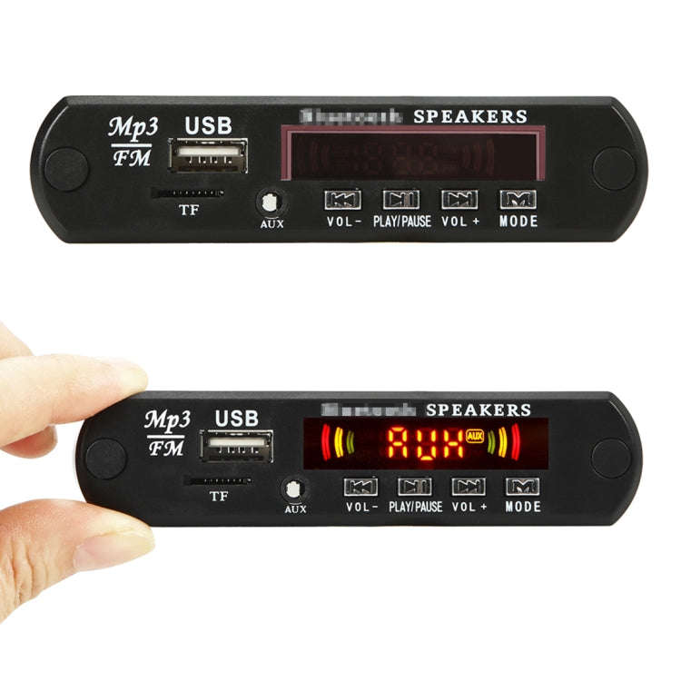 Car 12V 2x3W Audio MP3 Player Decoder Board FM Radio TF USB 3.5mm AUX, with Bluetooth / Recording...