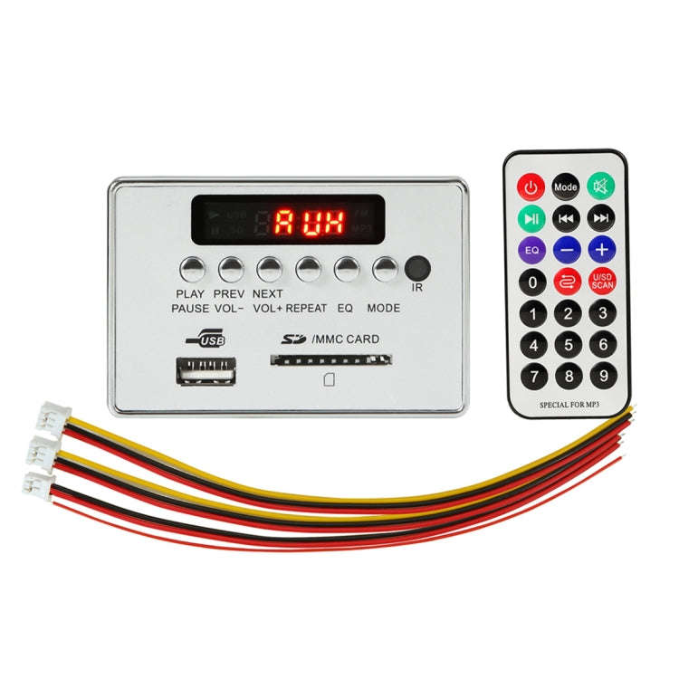 Car 12V Audio MP3 Player Decoder Board FM Radio SD Card USB AUX, with Bluetooth / Remote Control(...