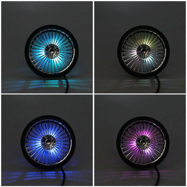 F203A Portable Car Air Outlet Electric Cooling Fan