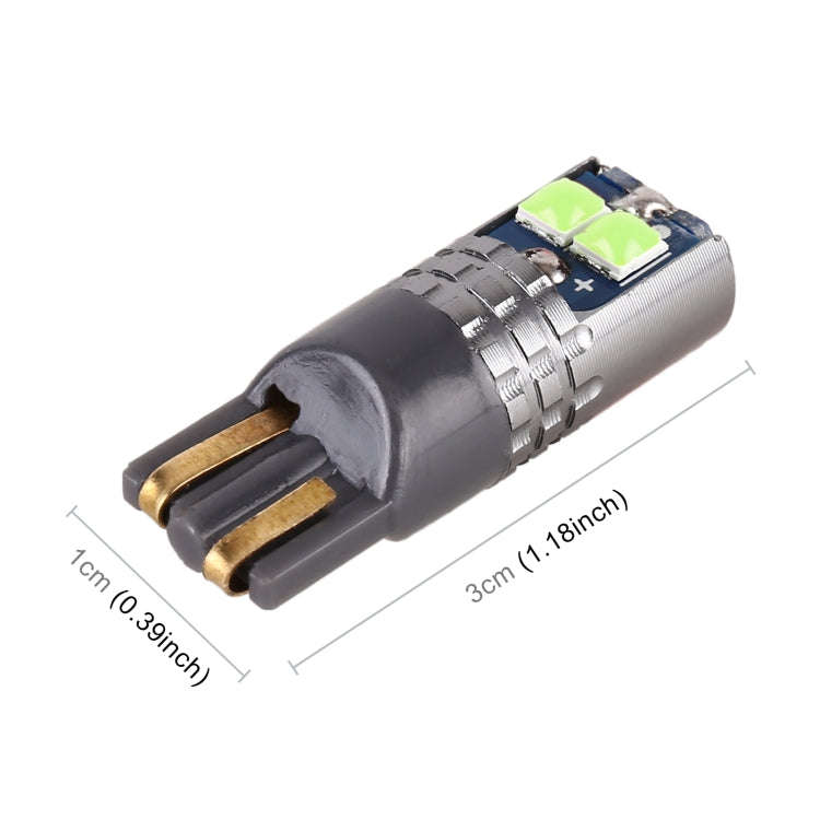 2 PCS T10 / W5W / 168 DC12-24V / 1.8W / 6000K / 140LM Car Clearance Light 4LEDs SMD-3030 Lamp Bea...