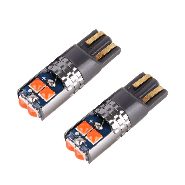 2 PCS T10 / W5W / 168 DC12-24V / 1.8W / 6000K / 140LM Car Clearance Light 4LEDs SMD-3030 Lamp Bea...