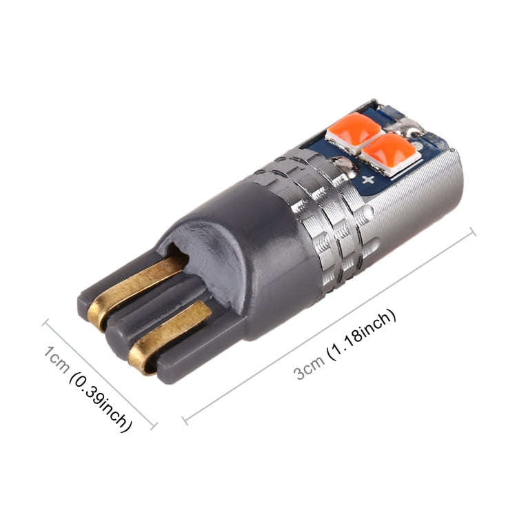 2 PCS T10 / W5W / 168 DC12-24V / 1.8W / 6000K / 140LM Car Clearance Light 4LEDs SMD-3030 Lamp Bea...