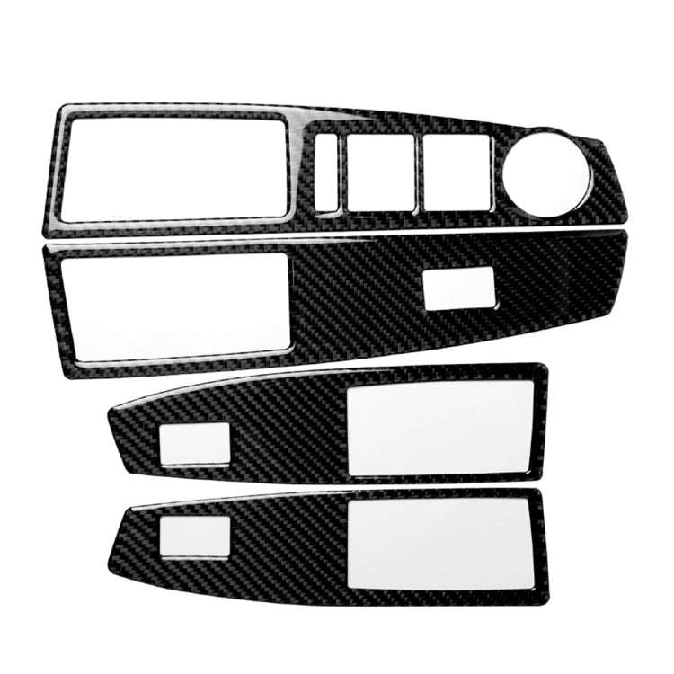 Car Carbon Fiber Window Lift Switch Panel Decorative Sticker for Chevrolet Cruze 2009-2015, Left ...