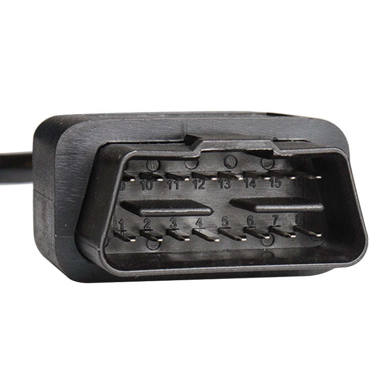 16PIN Male OBD Cable Opening Line OBD 2 Extension Cable for Car Diagnostic Scanner, Cable Length:...
