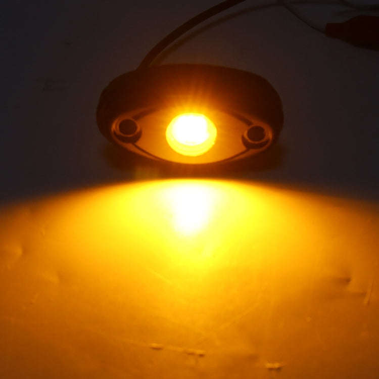 Universal Car Chassis Atmosphere Lights Decorative Lamp  Deck Light (Yellow Light)