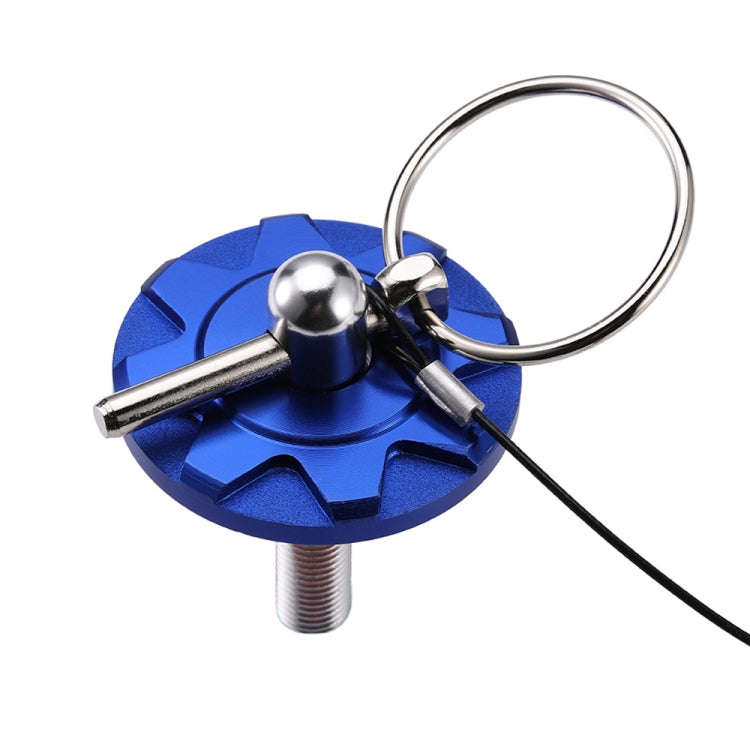 XH-6041 Car Universal Modified Aluminum Alloy Engine Hood Lock Cover(Blue)