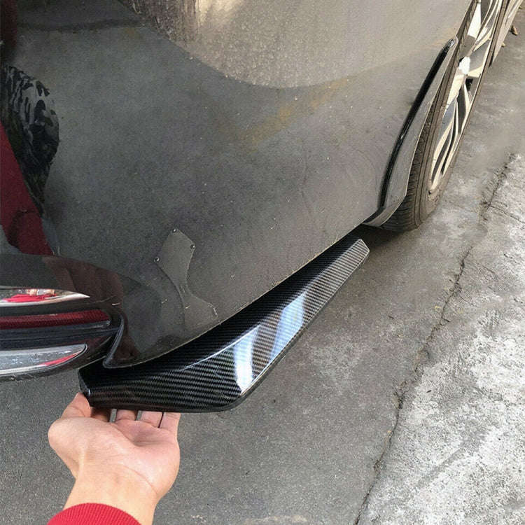 XH-6134 Black Car Universal Modified Rear Spoiler Anti-collision Protector Bar Strip Guard Sticker