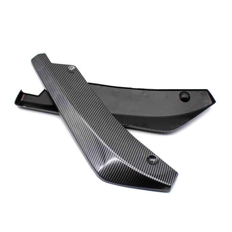 XH-6134 Carbon Texture Car Universal Modified Rear Spoiler Anti-collision Protector Bar Strip Gua...