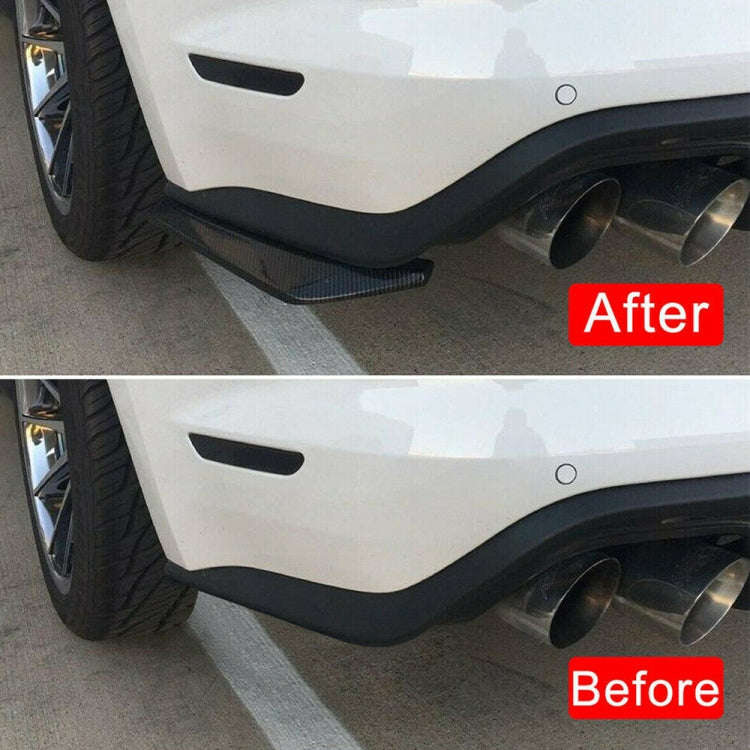 XH-6134 Carbon Texture Car Universal Modified Rear Spoiler Anti-collision Protector Bar Strip Gua...