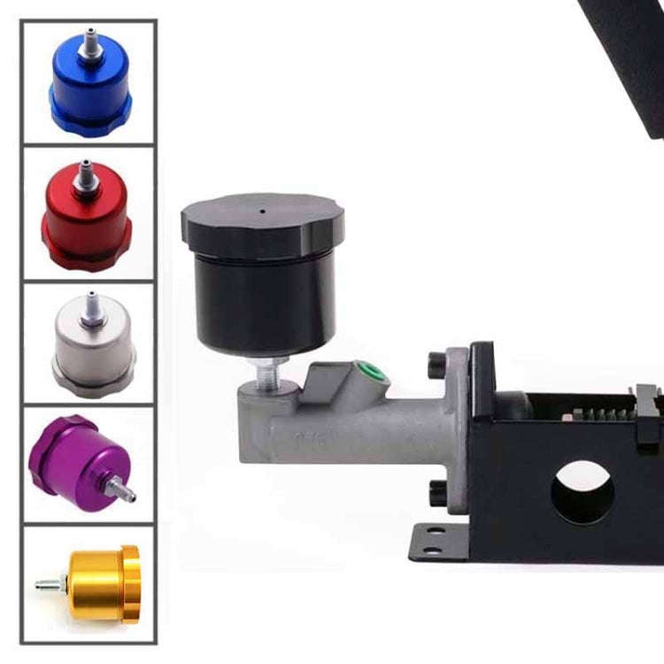 XH-BK017 Car Racing Drift Modified Aluminum Alloy CNC Competitive Hydraulic Handbrake Oil Tank Po...