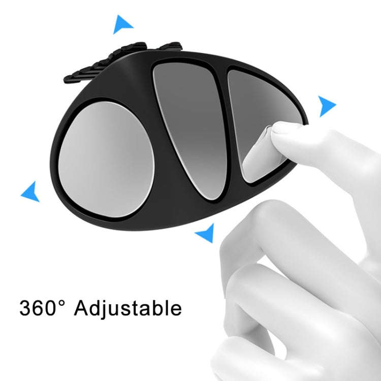 3R-146 3 in 1 Car Rearview Auxiliary Blind Spot Mirror Rear View 146 Front Wheel Mirror for Right...