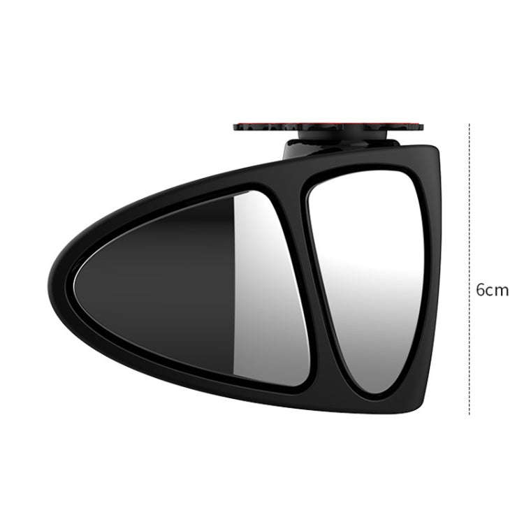 3R-151 3 in 1 Car Rearview Auxiliary Blind Spot Mirror Rear View 146 Front Wheel Mirror for Left ...