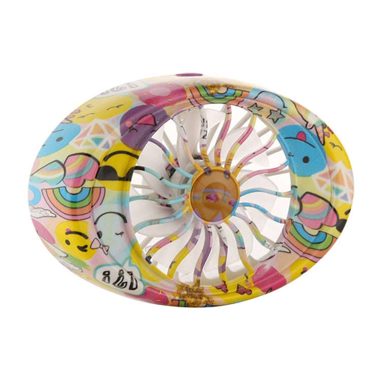 Car Vent Fan Multi-function USB Interface LED Lamp Portable Fan