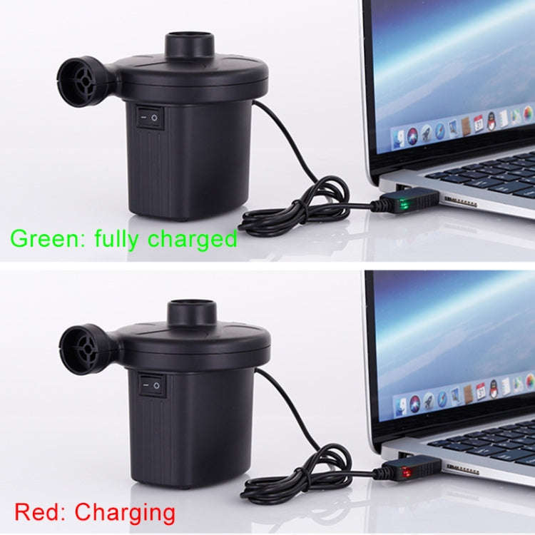 Car Portable Multifunctional Air Pump Tire Inflator Electric / USB Inflatable Pump