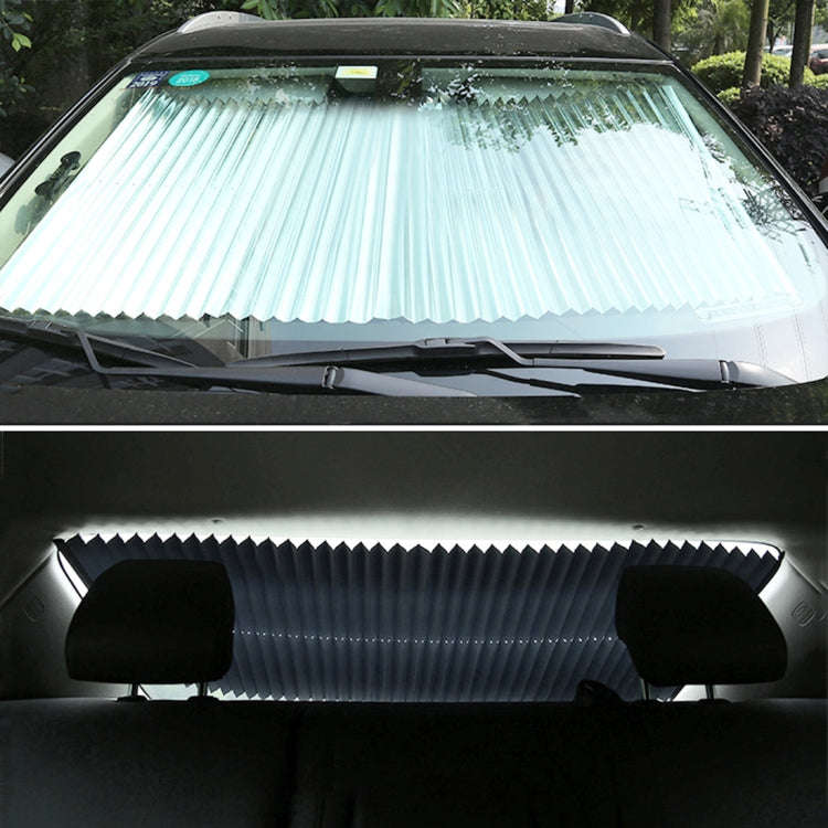 Car Sucker Suction Cups Retractable Windshield Sun Shade Block Sunshade Cover for Solar UV Protec...