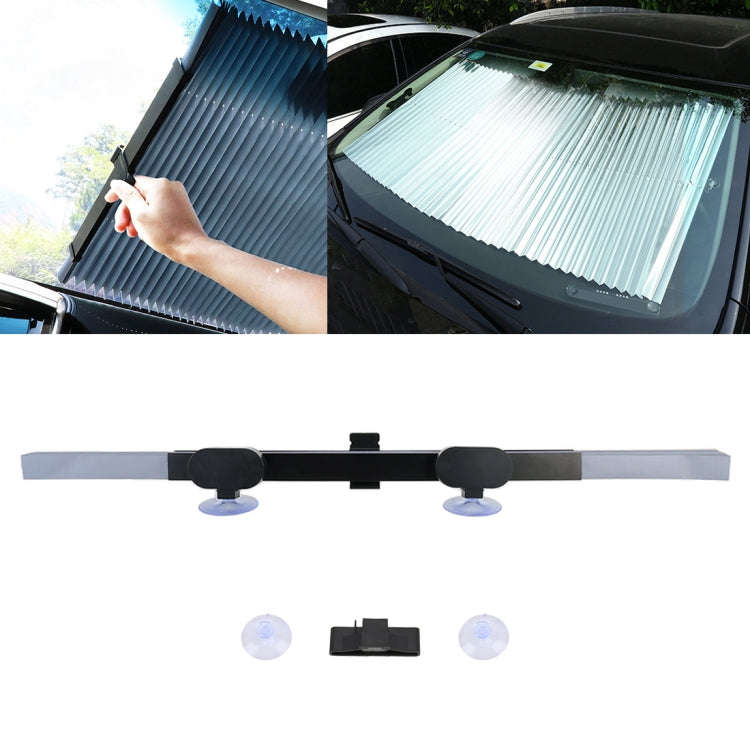 Car Sucker Suction Cups Retractable Windshield Sun Shade Block Sunshade Cover for Solar UV Protec...