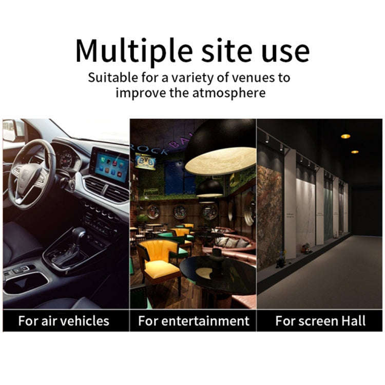 5V 0.1W IPX4 Car Rotating Star Lights Starry Sky Atmosphere Lamp (Red Light)