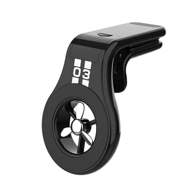 Car Air Outlet Strong Magnetic Suction Sticky Bracket with Aromatherapy (Black)