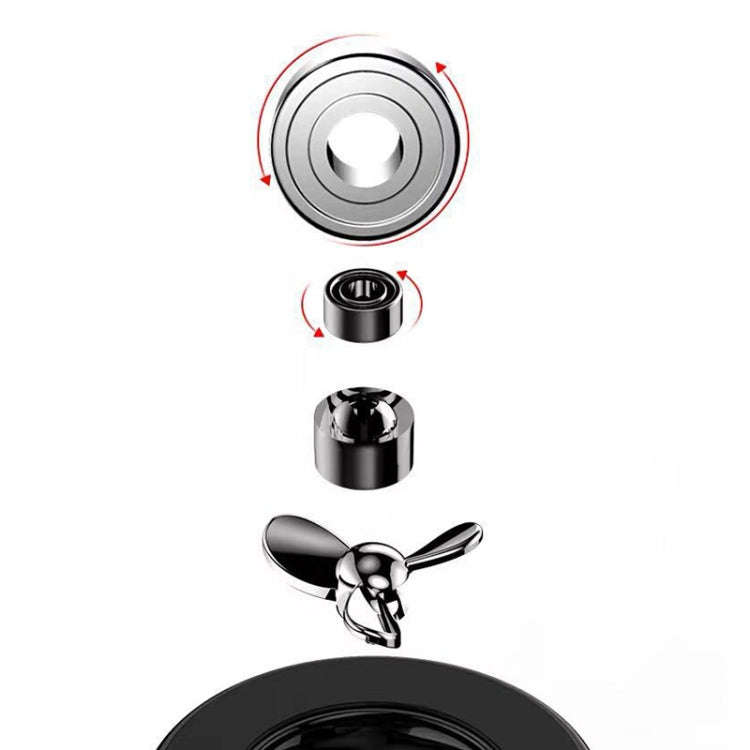 Car Air Outlet Strong Magnetic Suction Sticky Bracket with Aromatherapy (Black)